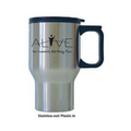 15 Oz. Stainless Travel Mug W/ Handle